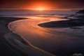 Sunset at Bandon Beach print