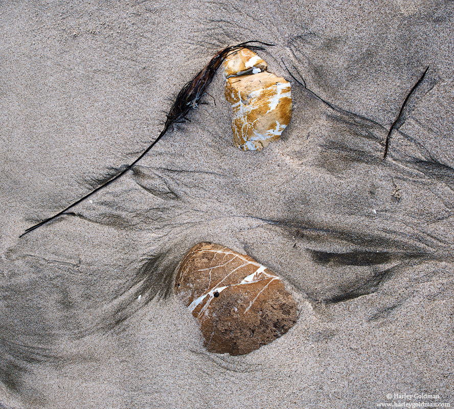 beach, santa barbara, rock, sand