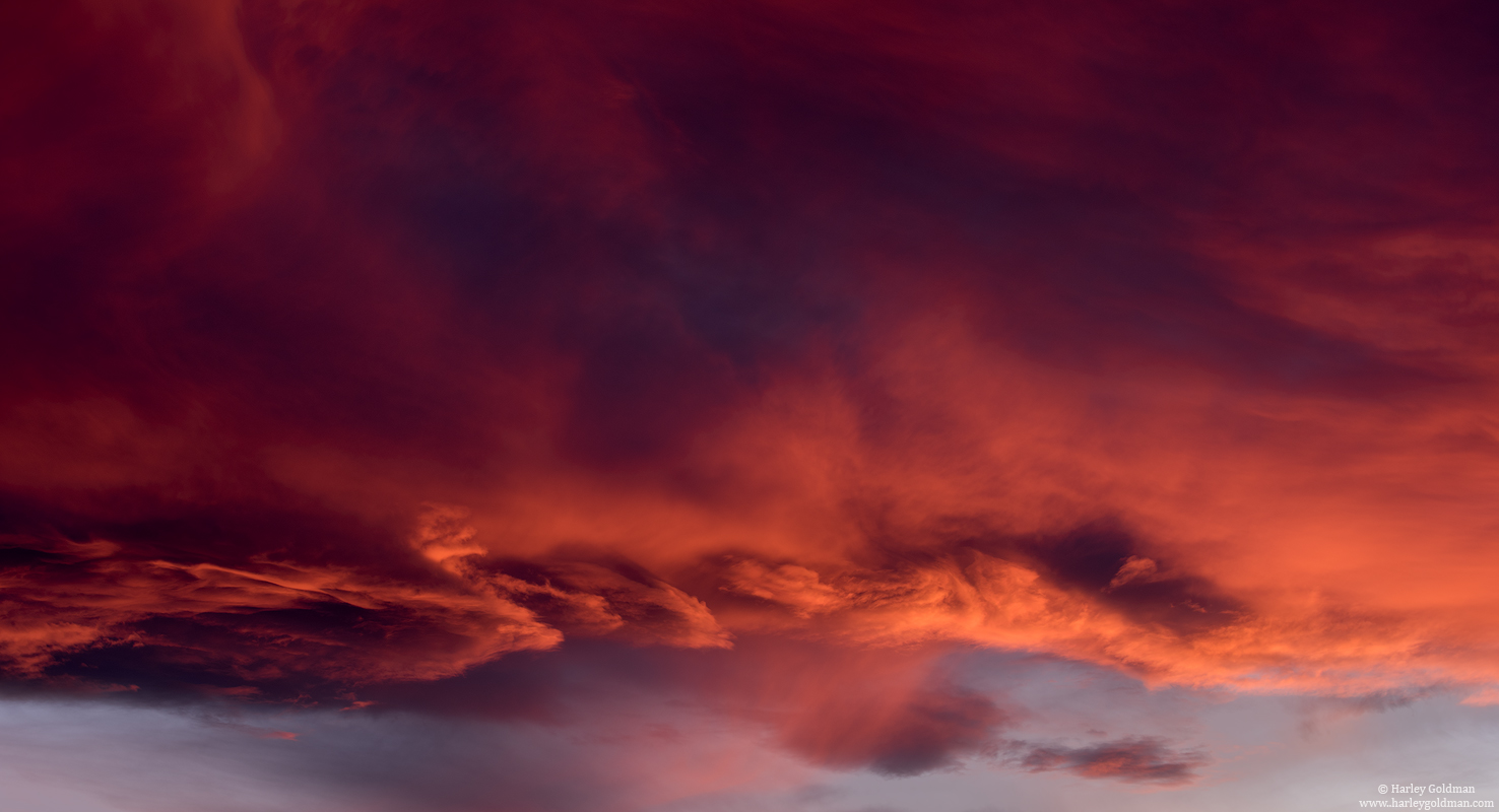 cloud, sunset, lenticular