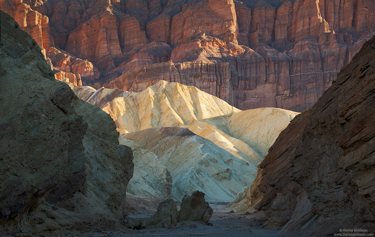 death valley, national, park, canyon, trail, path, winter, badland