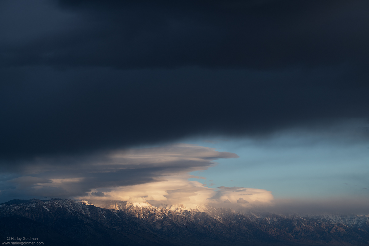 death valley, desert, sierra, nevada, mountain, mountains, range, cloud, clouds, fog, sunrise, dawn