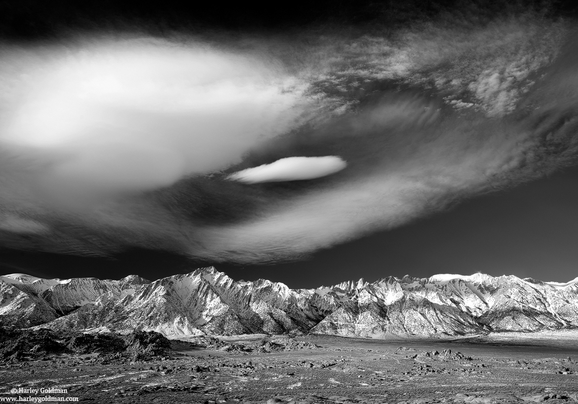 sierra, nevada, clouds, mountains, lone pine