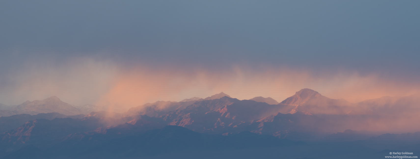 death valley, national, park, sunrise, fog, mountain, desert, peak, cloud