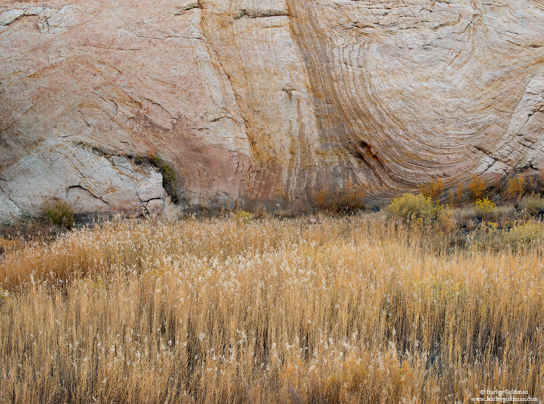 Utah, grass, wall, fall, autumn
