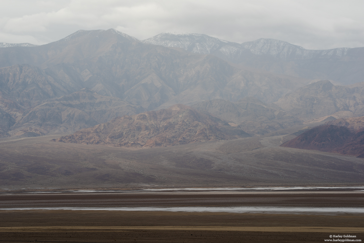 death valley, national, park, rain, cloud, mountain, desert
