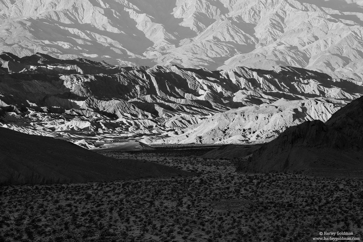 death valley, park, shadow, clouds, mountain, desert, morning